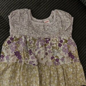 Gymboree Lavender and White Floral Dress